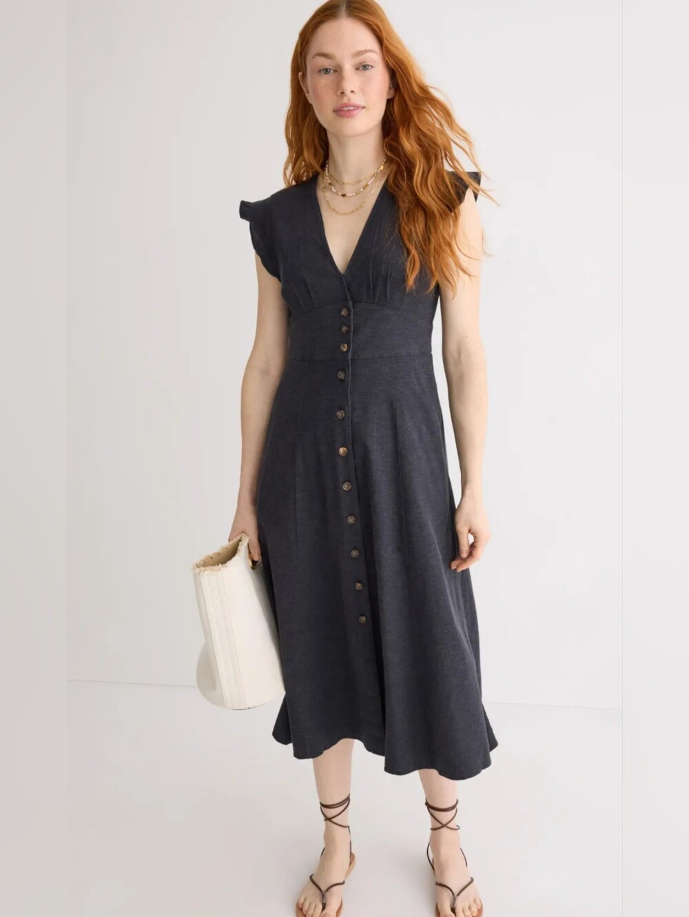 Marine Layer Camilla Midi Dress Size M